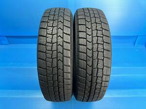 ☆個人宅可☆SD13◇ダンロップ ウインターマックス DL WINTER MAXX 02 155/65R13 2本 2021年製造 7～8分山位 点検済