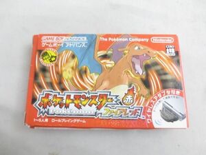 【同梱可】中古品 ゲーム ゲームボーイアドバンス ソフト ポケットモンスター ファイアレッド ワイヤレスアダプタ付