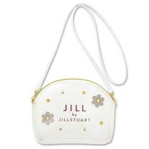 送料無料☆匿名配送☆JILL by JILLSTUART 2WAYクリアバッグ　2WAY CLEAR BAG BOOK　ショルダーバッグ　白　ホワイト　花 スケルトン p