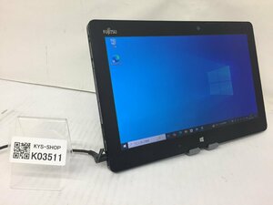 ジャンク/FUJITSU ARROWS Tab Q665/M FARQ07001/Core M-5Y10c 0.80GHz/128GB/4GB/11.6インチ/Windows10 Pro/高解像度/第5世代/AC欠品