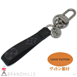 ルイヴィトン キーホルダー メンズ ポルトクレ ドラゴンヌ モノグラム エクリプス キーリング M61950 LOUIS VUITTON ほぼ未使用