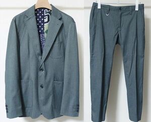 SOPHNET ソフネット STRETCH GABARDINE 2 BUTTON JACKET ジャケット M STRETCH GABARDINE BASIC PANT パンツ M セットアップ スーツ