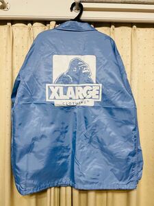 XLARGE エクストララージ コーチジャケット　サイズXL ライトブルー　カラー