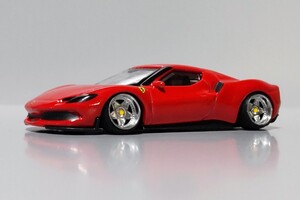 個人輸入品 希少 レア ブラーゴ 京商 1/64 296 GTB 改 フェラーリ 深リム アウトストラーダ モデナ ローダウン カスタム 改造 イタリア 