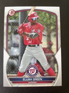 Topps Bowman 2023 MEGA BOX #BP-23 ELIJAH GREEN イライジャ・グリー Washington Nationals ワシントン・ナショナルズ