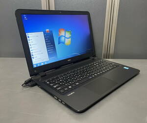 NEC PC-VK22TFWM4RZN i5-5200U 2.2GHz/MEM4GB/HD500GB/OFFICE2013H&B/15.6型液晶 CAM付/DVDSM/Win7Pro SP1 着払80size 画面黒ずみ有