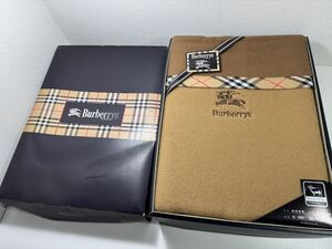 Burberrys バーバリー ロンドン 純毛毛布 トラディション ウール100% 140×200cm 西川産業 ベージュ 寝具 長期保管品