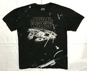 Movie Tee【STAR WARS/ミレニアム・ファルコン】THE FORCE AWAKENS/XL/総柄EPISODE: 7/スター・ウォーズ