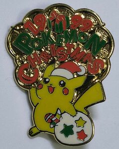 ピンズ　Pokemon Christmas 1999　ポケモンクリスマス　ピカチュウ　ピンバッジ ピンバッチ　ポケットモンスター