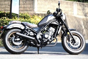 レブル250 8BK-MC49 スリップオンマフラー アップタイプ 刻印