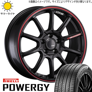 215/60R17 サマータイヤホイールセット カローラクロス etc (PIRELLI POWRGY & SSR GTV05 5穴 114.3)