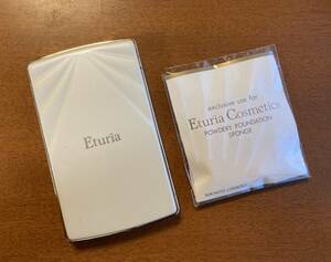 ■MIKIMOTO COSMETICS■ミキモト Eturia ツーウェイファンデーション★ケース＋中古ファンデ＋新品スポンジ 