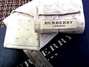 ☆状態並N☆6765■本場バーバリー【最高級ハンドメイド】【BURBERRY】ネクタイ★