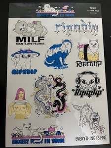 RIPNDIP MY NEIGHBORHOOD STICKER SHEET MULTI ステッカー