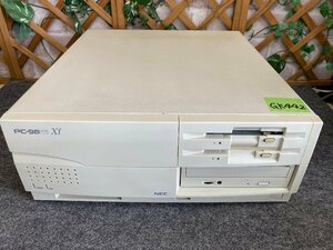 【送140サイズ】NEC　PC-9821Xf/C9W　Pentium-60MHz/MEM95.6MB/HDD欠/FDDより起動OK/CDドライブNG