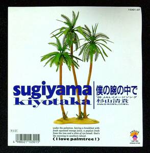 ◆中古EP盤◆杉山清貴◆僕の腕の中で◆あの空も。この海も。◆42◆