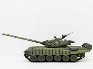 【赤外線バトルシステム付 対戦可能 塗装済み完成品戦車ラジコン】　Heng Long Ver.7.0 2.4GHz 1/16 戦車ラジコン T-72 MBT 3939-1