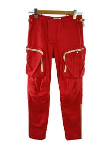 FUMIKA UCHIDA◆OVER WATER PANTS/ボトム/34/コットン/RED/FU-P-PT001