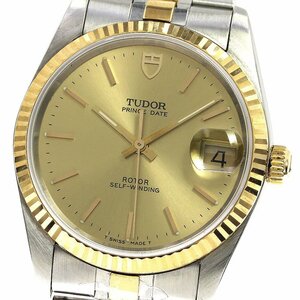 チュードル TUDOR 74033 プリンス オイスターデイト cal.2824-2 自動巻き メンズ 良品 _753504【ev15】