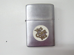 ＃66216【中古】希少 ZIPPO ジッポ コカ・コーラ CocaCola グラス COKE コーク Yes Coke Yes ビンテージ 火花確認済み 現状品 コレクション