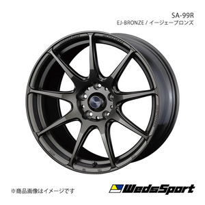 WedsSport/SA-99R ランサーエボリューション10 CZ4A アルミホイール1本【18×9.5J 5-114.3 INSET38 EJ-BRONZE】0073929