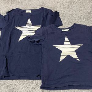 BEAMS ビームス　親子コーデ　キッズ120 レディースM 半袖Tシャツ