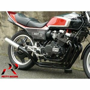 HONDA CBX400F【ガニマタエンデ】50.8π イノガニ マフラー 黒