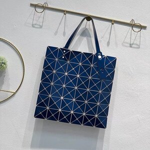 BAO BAO ISSEY MIYAKE バオバオ イッセイミヤケ トートバッグ ショルダーバッグ ブルー 中古 希少