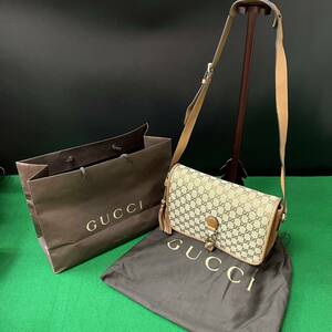 ★☆ ブランド/レディース ブランドバッグ GUCCI/グッチ GGキャンバス ハンドバッグ/ショルダーバッグ/ベージュ