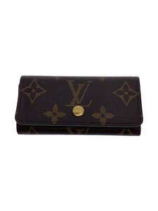 LOUIS VUITTON◆ミュルティクレ4_モノグラム・キャンバス_BRW/-/BRW/レディース