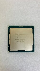 CPU インテル Core i7-9700k 3.60GHz SRELT LGA1151 core i7 第9世代 プロセッサー Intel Core i7 9700K 中古 動作確認済み