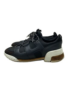 HERMES◆VOLTAGE/ローカットスニーカー/39.5/BLK/Hロゴ//