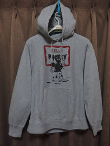 ☆SILAS × Disney コラボ サイラス ディズニー プルオーバー パーカーSILAS & MARIA PULLOVER HOODIE size2 GREY☆