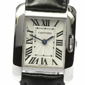 カルティエ CARTIER W5310022 タンクアングレーズSM クォーツ レディース _792284