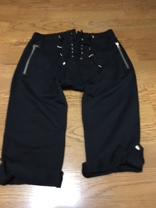 国内正規品 BALMAIN JERSEY SHORT LACE-UP　バルマン　ショーツ　ショートパンツ　サイズ　M レースアップ　ジャージーショーツ　レア