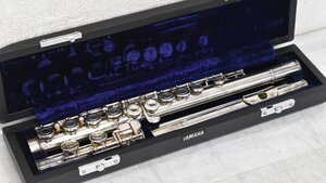 【 C 】1350 YAMAHA YFL43 #0001244 フルート ヤマハ SILVER刻印有