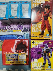 【新品未開封】ドラゴンボール一番くじ　ギニュー特戦隊　A賞　孫　悟空　界王拳　B賞　ギニュー　フィギュア　下賞おまけ付き