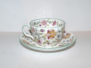 Minton(ミントン)　Haddon Hall：ハドンホール　カップ＆ソーサー　イングランド製　845617AA920Q17F