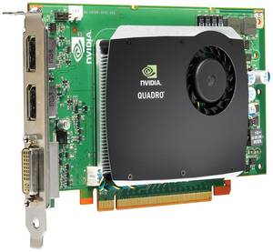 【中古】HP Smart Buy Nvidia Quadro FX580 Pcie 512MB 2ポート Dvi グラフィックス