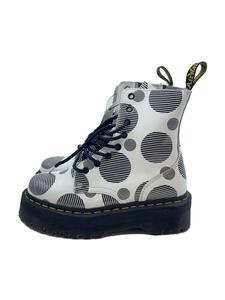 Dr.Martens◆8ホール レースアップブーツ/UK4/WHT/KV05W