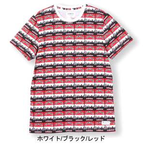 送料無料 S■adidas Originals RUN TEE CLRUN DMC 総柄　アディダス オリジナルス ランディエムシー プリント Tシャツ カットソー