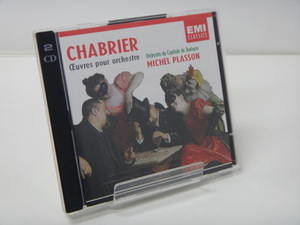 【441】☆2CD☆PLASSON / CHABRIER OEUVRES POUR ORCHESTRE ☆