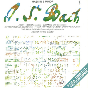 リフキン　バッハ　ロ短調ミサ　国内盤中古