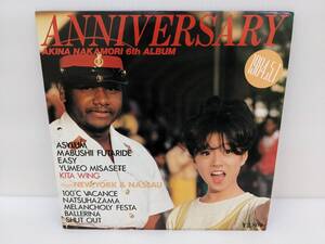 ねK0034【LP】中森明菜／6TH ALBUM　ANNIVERSARY【ＬＰレコード】