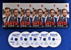 #4 02506 送料無料 SUITS/スーツ シーズン5(Vol.4～Vol.8)5枚セット【日本語吹替あり】ディスクとジャケットのみ【レン落ち】