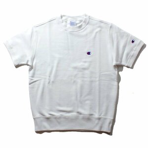 セール SALE 新品 Champion チャンピオン 半袖スウェット ショートスリーブ スエット Tシャツ シンプル 裏毛 ホワイト 白 XXL 2XL