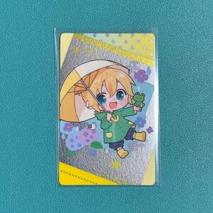 HATSUNE MIKU（card）初音ミク　メタリックカード コレクションガム　鏡音レン　Art by なじょ