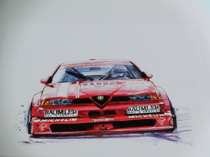 bowイラスト-208/ アルファロメオ155 /V6/Ti//DTM//AlfaRomeo 155-208/1枚のみ