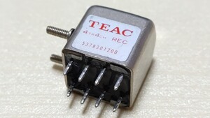 【倉庫整理】【ジャンク】新品 TEAC 4Tr 4Ch 録音ヘッド 5378301200 TASCAM タスカム 20-4 22-4 30-4 に? [NOS RECORD HEAD for TAPE DECK]