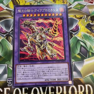 遊戯王　レア　AGOV-JP033　熾天の騎士ガイアプロミネンス　AGE OF OVERLORD